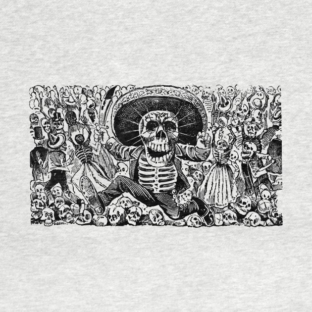 Calaveras Oaxaquena | Skeletons | Skulls | Day of the Dead | Dia de los Muertos | Posada | Circa 1852-1913 | by Eclectic At Heart